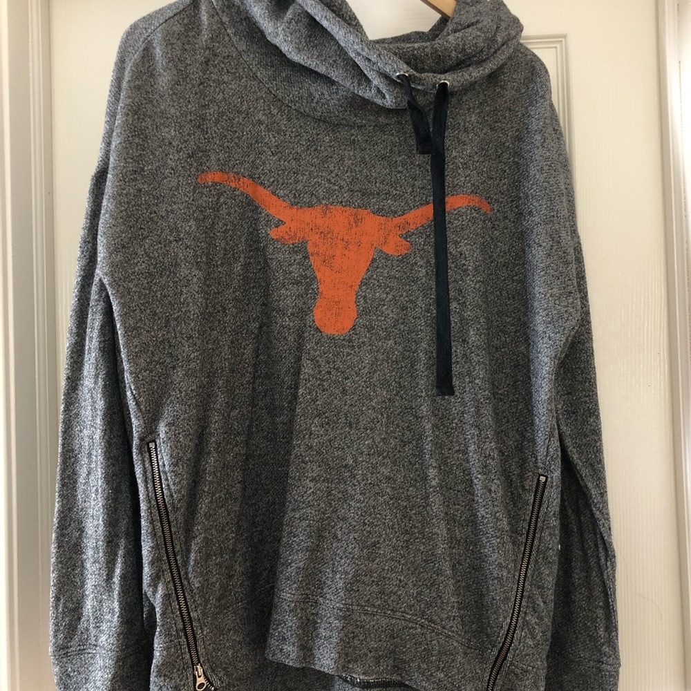 Longhorns Cowl neck sweatshirt